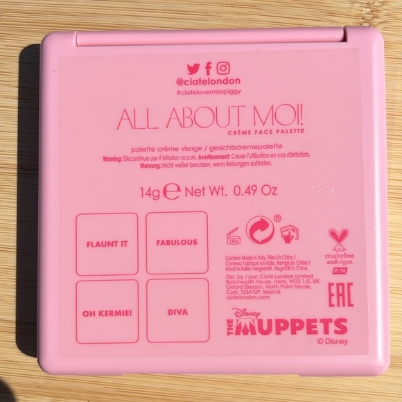 Brand New Ciate X Disney Miss Piggy Collection Muppets Blush Palette Quad RARE - Picture 3 of 8